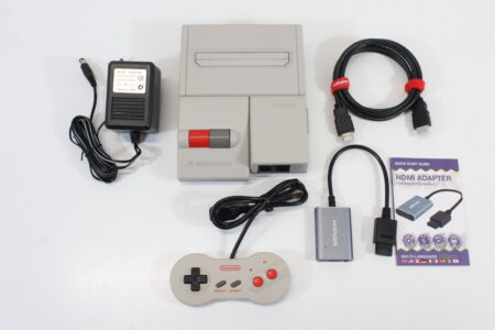 AV Famicom Console "New Famicom" HVC-101 Controller x1 AC Adapter S-Video to HDMI Adapter Cable (B) Nintendo Famicom FC