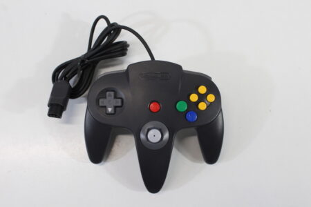 Official Nintendo 64 Controller Black x Gray 7/10 Tight Stick (B) Nintendo 64 N64
