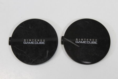 Lot of 2 Nintendo GameCube OEM Replacement Jewel Logo Name Plate Used (For Parts or Repair) Nintendo GameCube GC