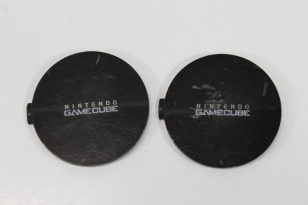 Lot of 2 Nintendo GameCube OEM Replacement Jewel Logo Name Plate Used (For Parts or Repair) Nintendo GameCube GC