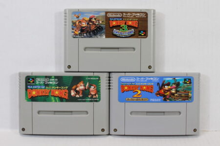 Lot of 3 Super Donkey Kong Country 1 2 3 (B) Nintendo Super Famicom SFC
