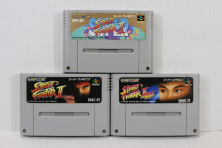 Lot of 3 Street Fighter II 2 Turbo Super (C) Nintendo Super Famicom SFC