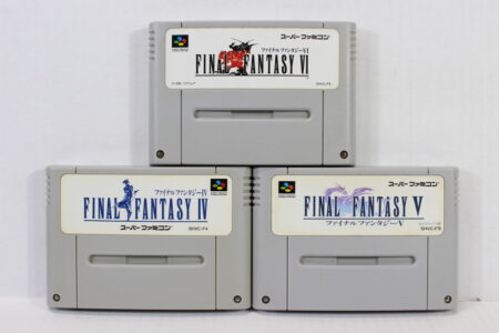 Lot of 3 Final Fantasy IV V VI 4 5 6 (B) Nintendo Super Famicom SFC