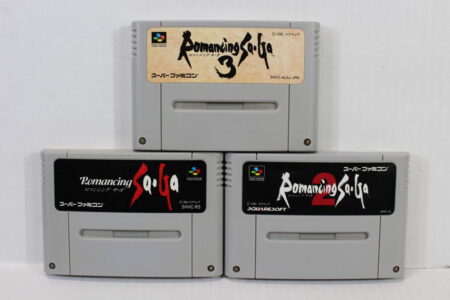 Lot of 3 Romancing Saga 1 2 3 (C) Nintendo Super Famicom SFC