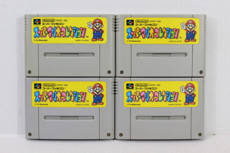 Lot of 4 Super Mario Collection / All-Stars (B) Nintendo Super Famicom SFC