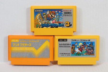 Lot of 3 Original Super Mario Bros 1 3 (B) Nintendo Famicom FC