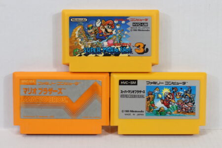 Lot of 3 Original Super Mario Bros 1 3 (B) Nintendo Famicom FC