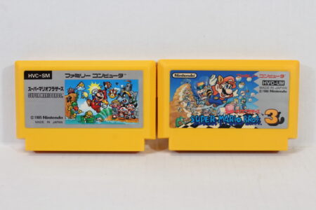 Lot of 2 Super Mario Bros 1 & 3 (B) Nintendo Famicom FC