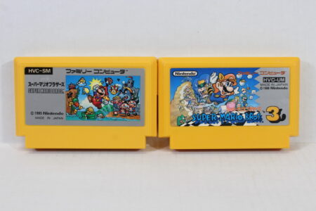 Lot of 2 Super Mario Bros 1 & 3 (B) Nintendo Famicom FC
