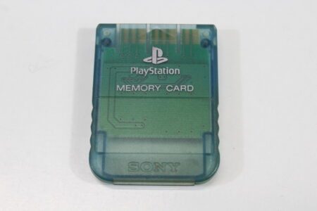 Official SONY PlayStation 1 OEM Memory Card Clear Blue for PS1 Console (C Discolored) SONY PlayStation 1 PS1