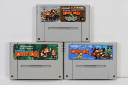 Lot of 3 Super Donkey Kong Country 1 2 3 (B) Nintendo Super Famicom SFC