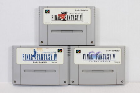 Lot of 3 Final Fantasy IV V VI 4 5 6 (C) Nintendo Super Famicom SFC