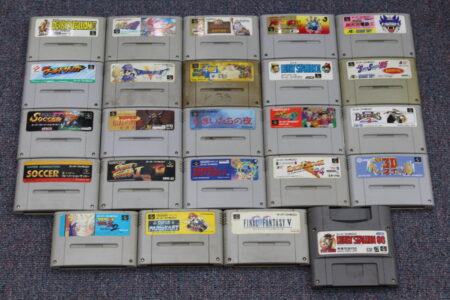 Wholesale Lot of 24 Nintendo Super Famicom Games SFC (Untested / Uncleaned)