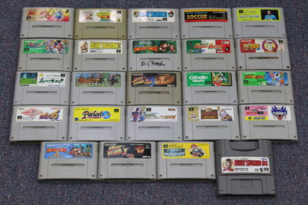 Wholesale Lot of 24 Nintendo Super Famicom Games SFC (Untested / Uncleaned)