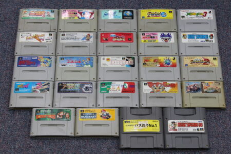 Wholesale Lot of 24 Nintendo Super Famicom Games SFC (Untested / Uncleaned)