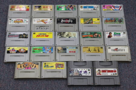 Wholesale Lot of 24 Nintendo Super Famicom Games SFC (Untested / Uncleaned)
