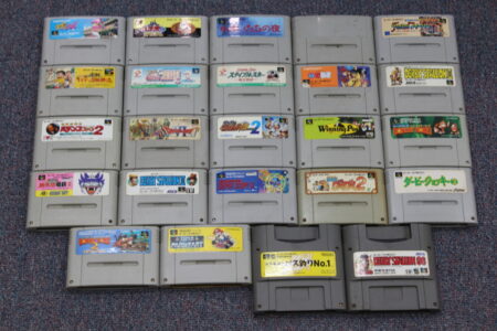 Wholesale Lot of 24 Nintendo Super Famicom Games SFC (Untested / Uncleaned)