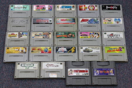 Wholesale Lot of 24 Nintendo Super Famicom Games SFC (Untested / Uncleaned)