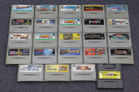 Wholesale Lot of 24 Nintendo Super Famicom Games SFC (Untested / Uncleaned)