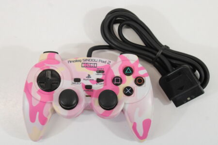 Hori Analog Sindou Pad 2 Controller Camouflage Pink Camo (B) PlayStation 2 PS2