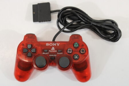 Official Dualshock 2 Crimson Red Controller SCPH-10010 OEM (B) SONY PlayStation 2 PS2