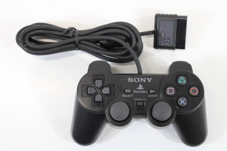 Official Dualshock 2 Black Controller Pad SCPH-10010 OEM (B) SONY PlayStation 2 PS2