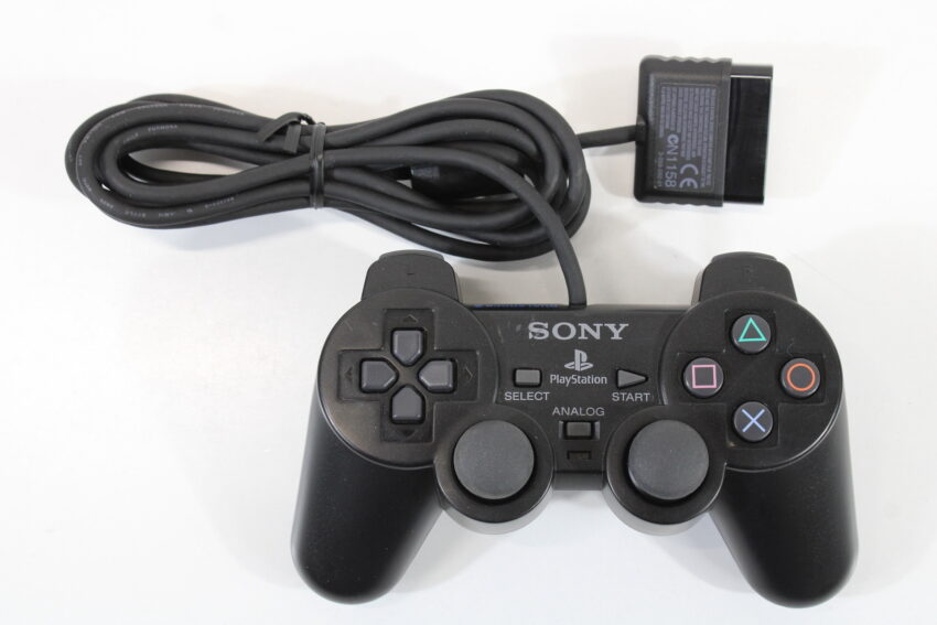 Official Dualshock 2 Black Controller Pad SCPH-10010 OEM (B) SONY ...