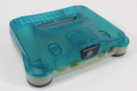 Nintendo 64 Toys R' Us Limited Clear Blue x Clear Console OEM Replacement Shell (C Cosmetic Damage) Nintendo 64 N64