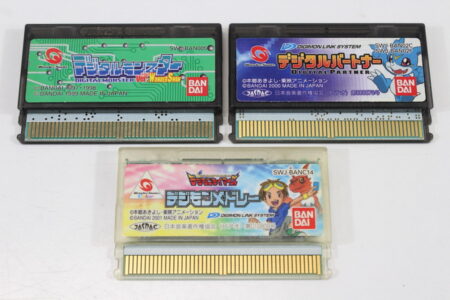 Lot of 3 Digimon Medley Partner Digital Monster ver. WonderSwan (B) WonderSwan WS