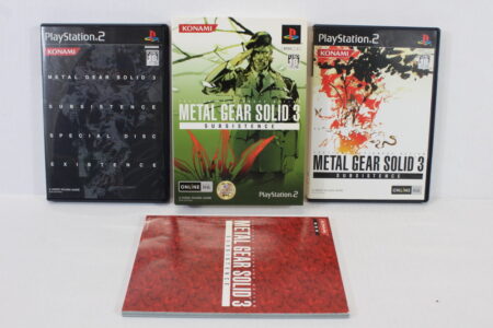 Metal Gear Solid 3 Subsistence Snake Eater & MG 1 2 (B) SONY PlayStation 2 PS2