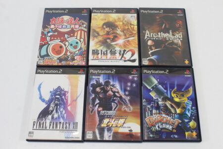 Lot of 6 Ratchet & Clank Arc the Lad Drum Master Sengoku Musou 2 Hokuto no Ken Final Fantasy XII 12 CIB (B) PS2