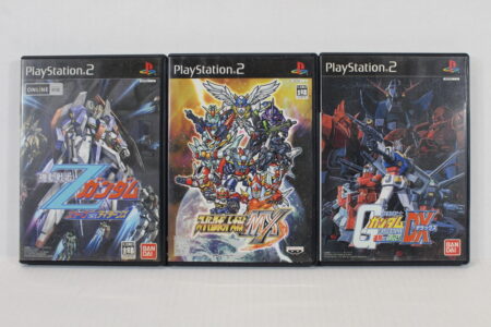 Lot of 3 Mobile Suit Gundam Union VS Zeon DX Z Super Robot Wars MX CIB (B) SONY PlayStation 2 PS2