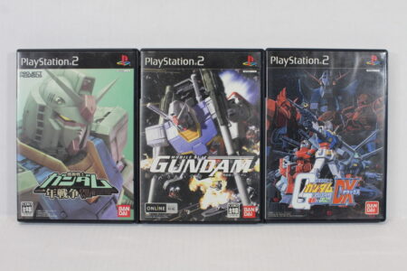 Lot of 3 Mobile Suit Gundam Union VS Zeon DX One Year War Meguriai Sora CIB (B) SONY PlayStation 2 PS2