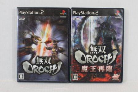Lot of 2 Musou Orochi & Maoh Maou Sairin Warriors CIB (B) SONY PlayStation 2 PS2
