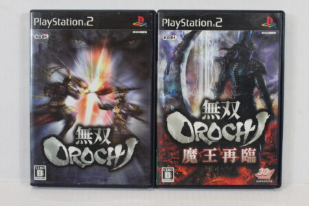 Lot of 2 Musou Orochi & Maoh Maou Sairin Warriors CIB (B) SONY PlayStation 2 PS2