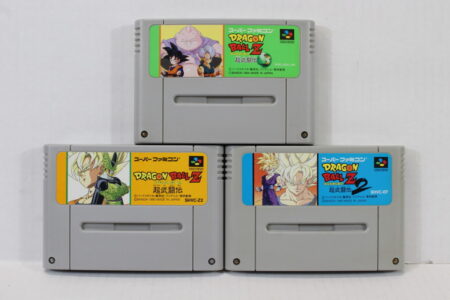 Lot of 3 Dragon Ball Z Super Butouden 1 2 3 (B) Nintendo Super Famicom SFC