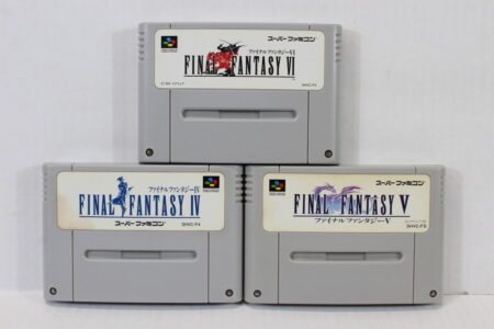 Lot of 3 Final Fantasy IV V VI 4 5 6 (B) Nintendo Super Famicom SFC
