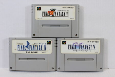Lot of 3 Final Fantasy IV V VI 4 5 6 (C) Nintendo Super Famicom SFC