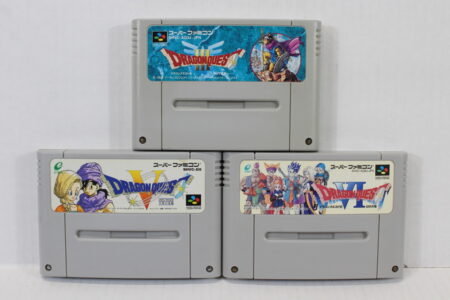 Lot of 3 Dragon Quest 3 5 6 III V VI (B) Nintendo Super Famicom SFC