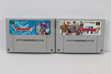 Lot of 2 Dragon Quest III 3 & VI 6 (B) Nintendo Super Famicom SFC