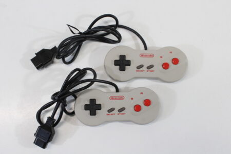 Lot of 2 Famicom Dogbone Controller HVC-102 (B) Nintendo Famicom FC NES