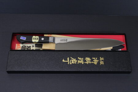 Japanese Chef Knife 8 1/4 Inch 21cm Blade Honyaki GYUTO (Like New) Kitchen Knife