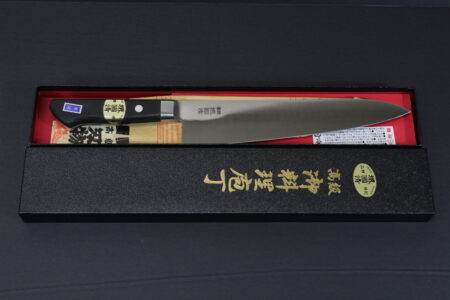 Japanese Chef Knife 8 1/4 Inch 21cm Blade Honyaki GYUTO (Like New) Kitchen Knife