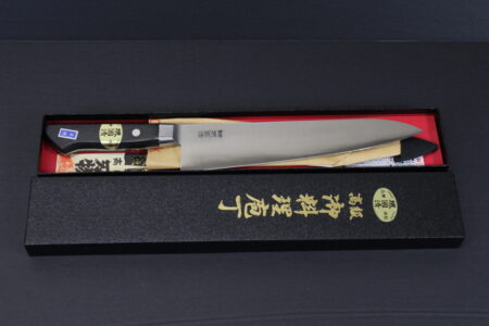 Japanese Chef Knife 8 1/4 Inch 21cm Blade Honyaki GYUTO (Like New) Kitchen Knife