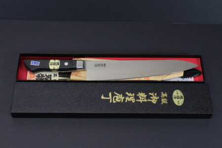 Japanese Chef Knife 8 1/4 Inch 21cm Blade Honyaki GYUTO (Like New) Kitchen Knife