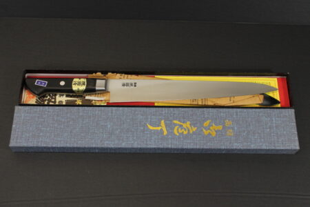 Japanese Chef Knife 9.5 Inch 24cm Blade Honyaki GYUTO (New, Old Stock) Kitchen Knife