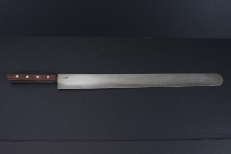Japanese Cake Knife 22 3/4 Inch 44.5cm Blade Honyaki (New, Old Stock) Cake Knife
