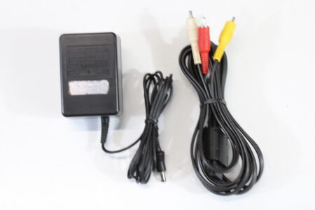 Lot of 2 Official Nintendo Power AC Adapter & AV Cable for Super Famicom OEM (B) SFC FC