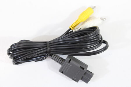 OEM Nintendo Mono AV Cable Monaural GameCube SNES N64 SFC (B)