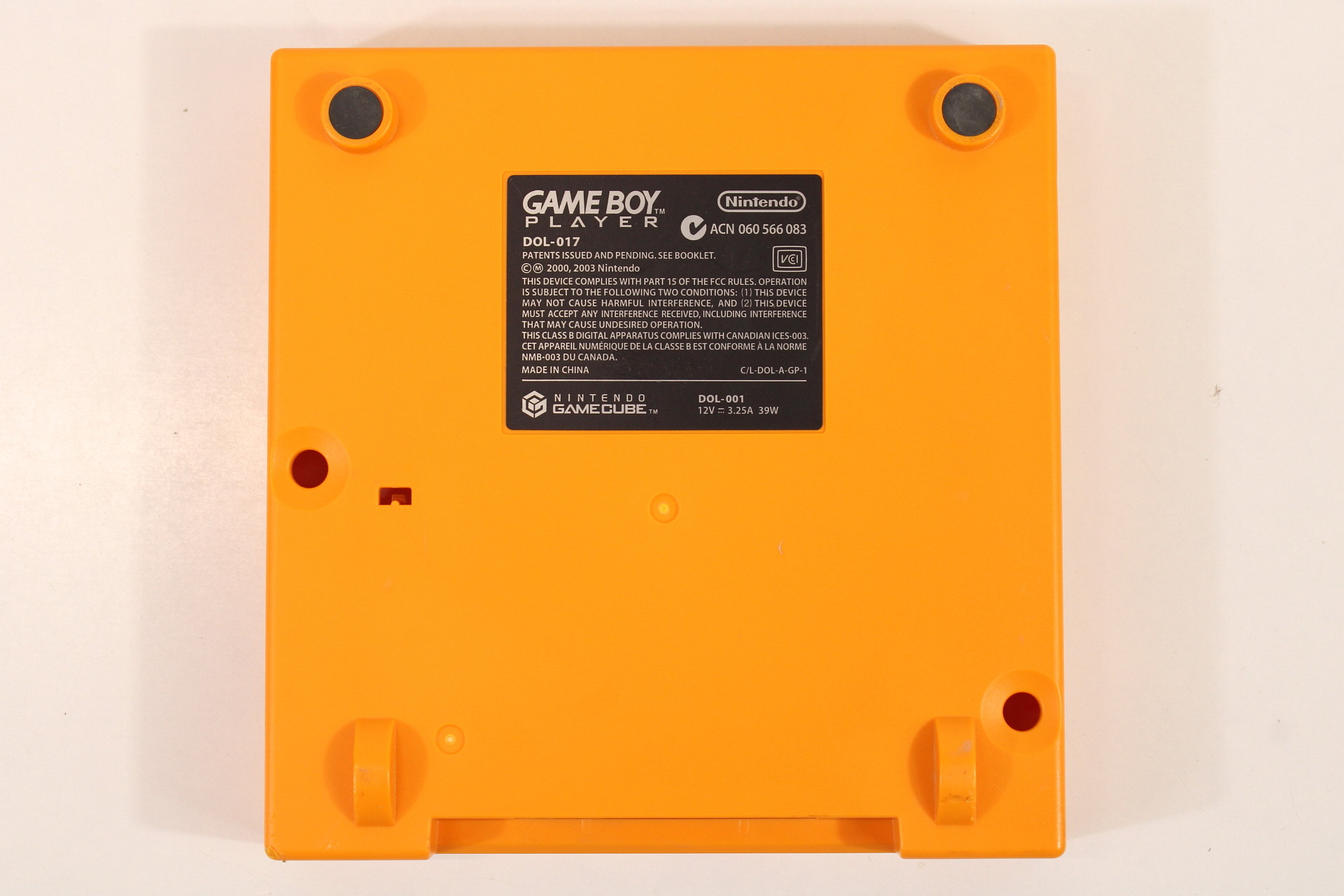 Nintendo GameCube Gameboy Player Shell Only Spice Orange (For Parts or Repair) Nintendo GameCube GC